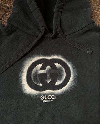 Sudadera Gucci GG Negra Auténtica