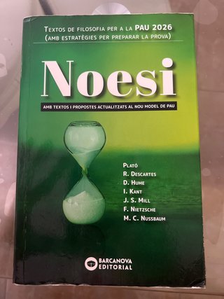 Noesi. Textos de filosofia per a les PAU 2026