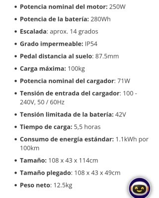 Patinete Eléctrico Mija (Xiaomi) Blanco