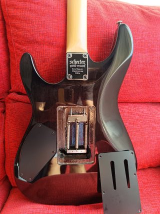 Schecter Omen Extreme-6 FR See-thru Black