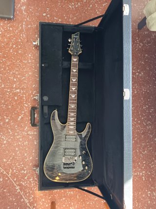 Schecter Omen Extreme-6 FR See-thru Black