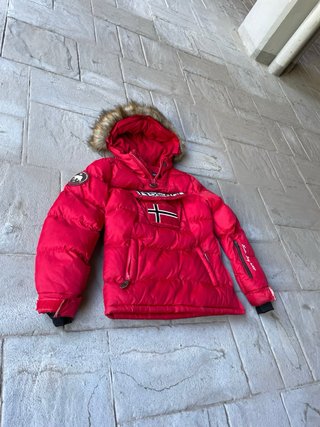 Abrigo Geographical Norway Rojo