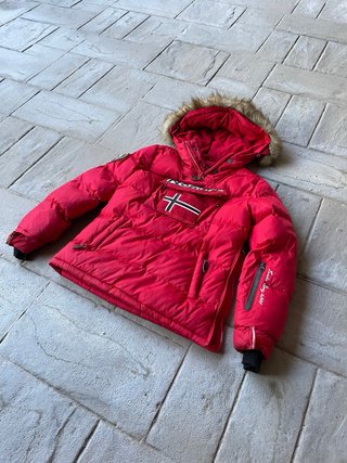 Abrigo Geographical Norway Rojo