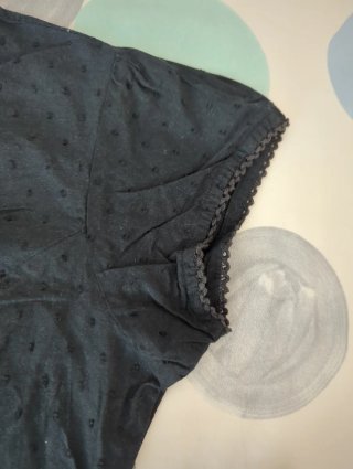 Blusa plumeti negra M