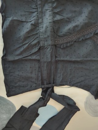 Blusa plumeti negra M