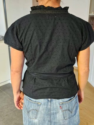 Blusa plumeti negra M