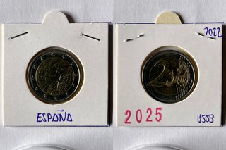 2 Euros España 2022 KM 1553