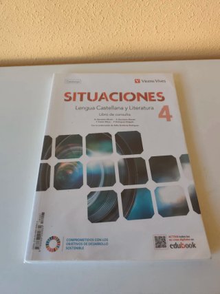 Libro lengua castellana y literatura 4° de la ESO.