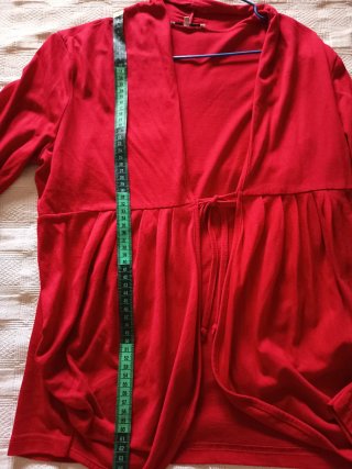 Chaqueta fina roja oscura talla S
