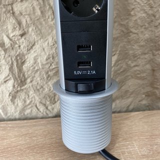 Brennenstuhl Tower Power regleta enchufes de mesa