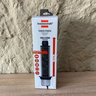 Brennenstuhl Tower Power regleta enchufes de mesa