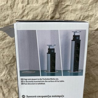 Brennenstuhl Tower Power regleta enchufes de mesa