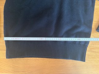 Ami Paris Jersey Negro Logo Rojo Talla S