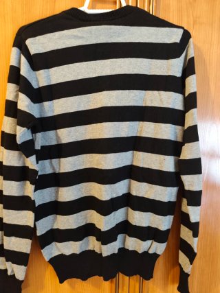 Maglione a righe uomo