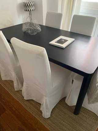 Sillas de comedor tapizadas (6 unidades)