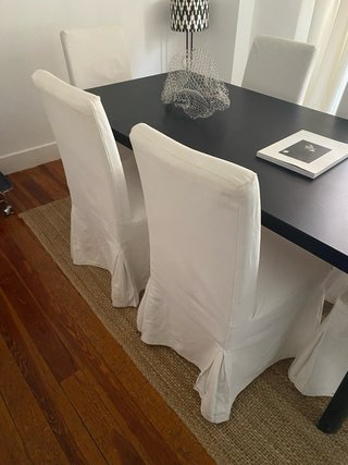 Sillas de comedor tapizadas (6 unidades)