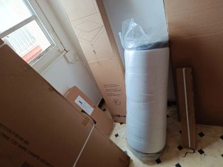 Canapé abatible madera y colchón nuevo canapé cama