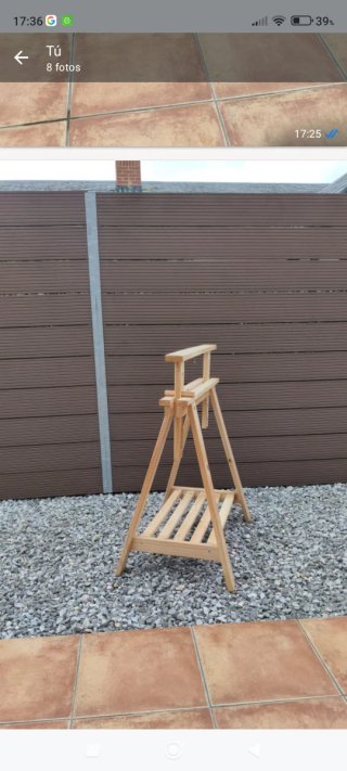 Caballete de madera Ikea