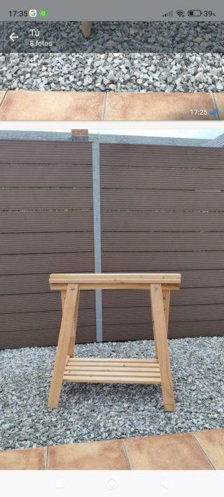 Caballete de madera Ikea