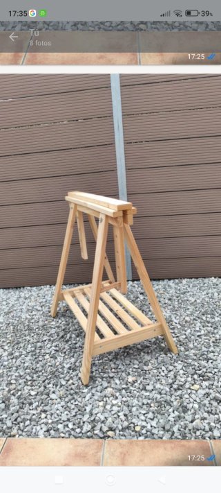 Caballete de madera Ikea