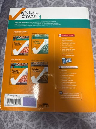 Make the Grade Bachillerato 1. Student's book.