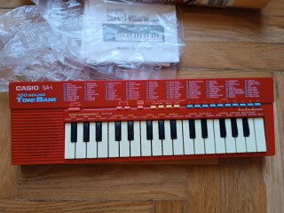 Teclado Casio SA-1 Vintage Tone Bank