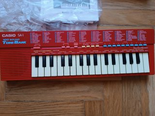 Teclado Casio SA-1 Vintage Tone Bank