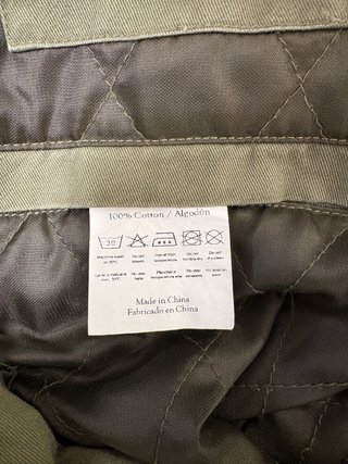 Abrigo Cloking Verde - Talla M- Algodón 100%