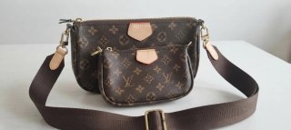 Bolso bandolera multi-compartimentos