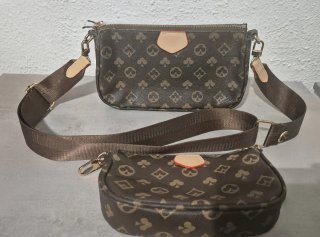 Bolso bandolera multi-compartimentos