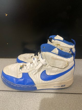 Zapatillas Nike Air Jordan 1 Blancas y Azules