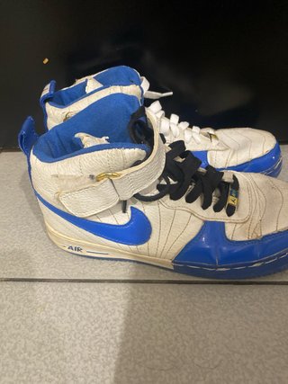 Zapatillas Nike Air Jordan 1 Blancas y Azules