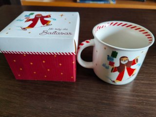 Taza y caja Reyes Magos cerámica