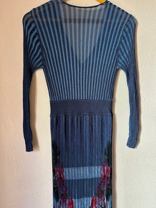 Vestido largo azul talla S