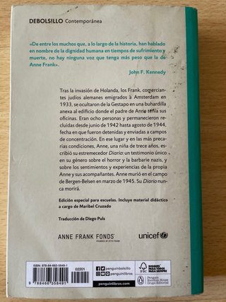 Diario de Ana Frank (edición escolar actualizada)