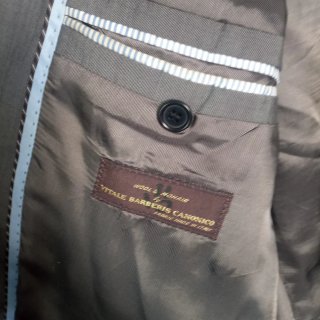 Chaqueta de traje gris para hombre