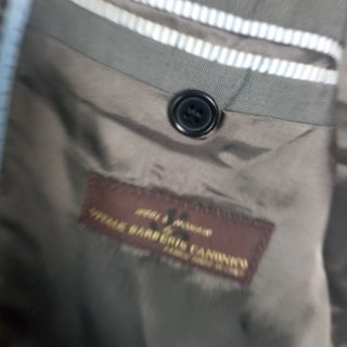 Chaqueta de traje gris para hombre