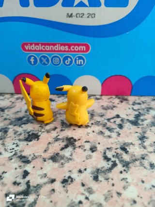 Pack 2 Figuras Vintage Pokémon Pikachu Original