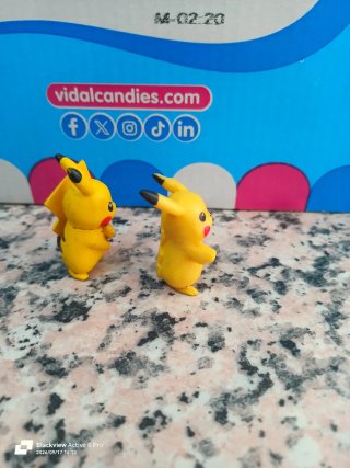 Pack 2 Figuras Vintage Pokémon Pikachu Original