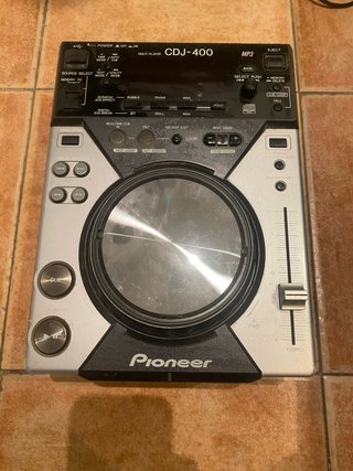 Pioneer CDJ-400 Reproductor DJ Plata