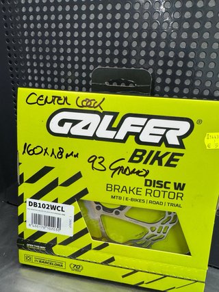 Discos Galfer 160/140mm Center Lock