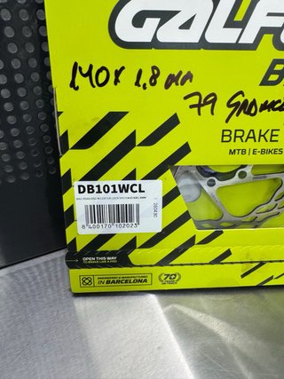 Discos Galfer 160/140mm Center Lock