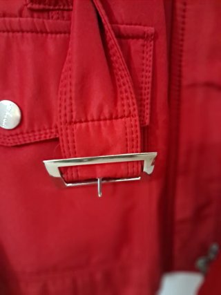 Parka Fuxiangda Roja Talla XL