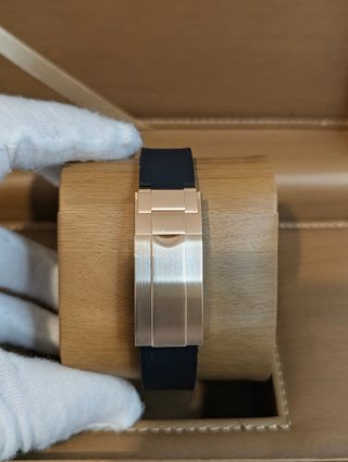 Reloj Seiko Mod Yacht-Master Negro Rose Gold