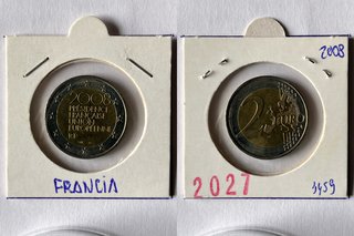 2 Euros Francia 2008 Presidencia Francesa