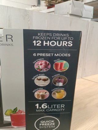 Máquina de granizados SLUSH MAKER 1.6L