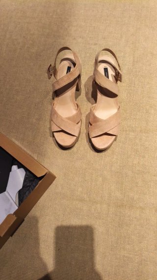 Sandalias Mango Beige
