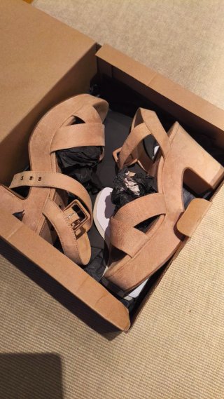 Sandalias Mango Beige