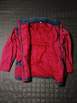 Abrigo Euro-star azul y rojo