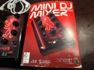 Mini Mezclador DJ Pokket Mixer